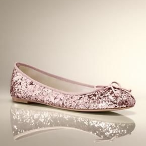 Talbots Shoes - Talbots Lilac Jazzy Glitter Bow Flats